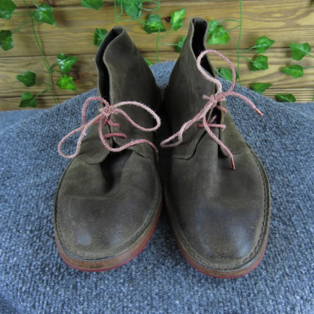 Cole Haan‎ Men's Brown Suede Leather Chukka Boots Size 7.5 Casual Comfort